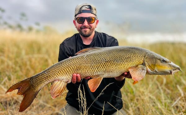 11lb 2oz Barbel, River Nene, Alwalton